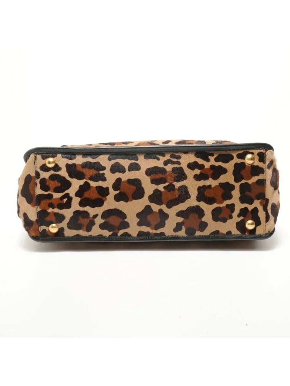Prada Handbag Calf Hair Brown - Picture 7 of 10